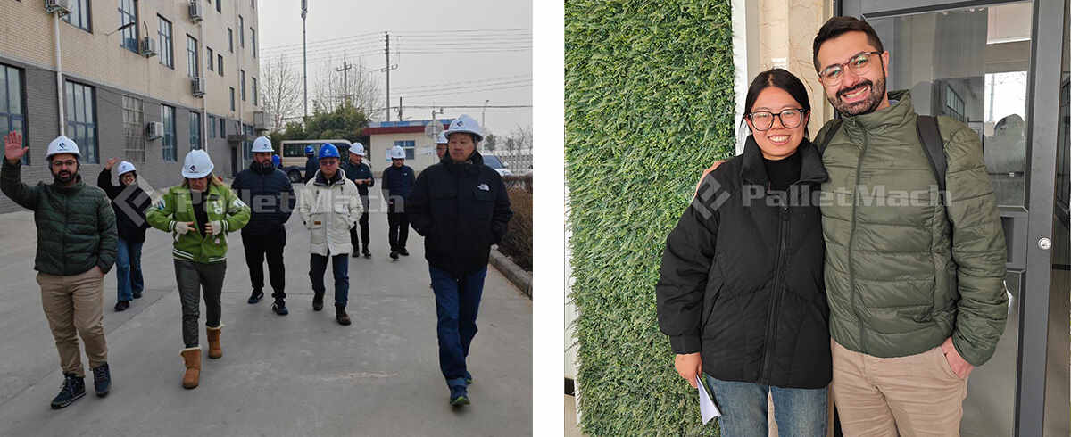 Brazilian Customers Visit PalletMach Molded Pallet Production Facility